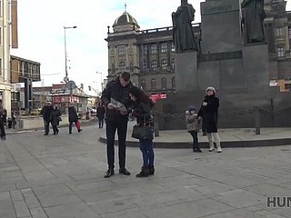 Czech floozy fucked wide of a stranger