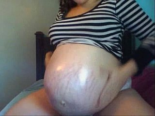 Pregnant Woman Masturbating