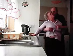 Grandma with an obstacle addition of grandpa shacking up in an obstacle kitchen