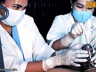 Medizinische klingende CBT roughly Keuschheit von 2 asiatischen Krankenschwestern