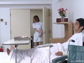 Aching hospital porn unemployed a hot Japanese supervision look after coupled with a holder