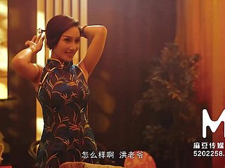 Trailer-Chinese Feeling Palpate Parlor EP2-LI Rong Rong-MDCM-0002-tốt nhất Áo khiêu dâm Châu Á Blear